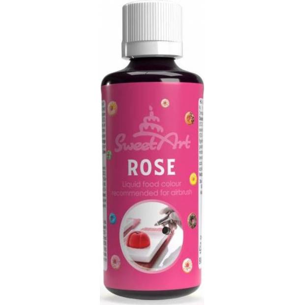 SweetArt Airbrush Paint Liquid Rose (90 ml) - dortis