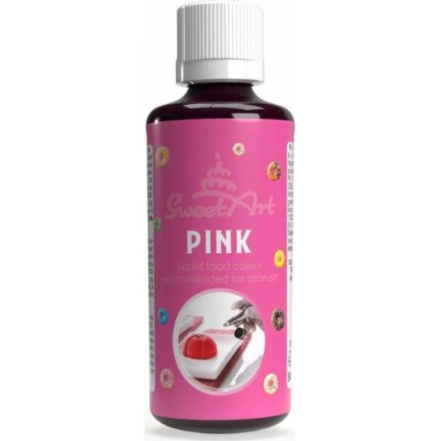 SweetArt Airbrush Paint Liquid Pink (90 ml) - dortis