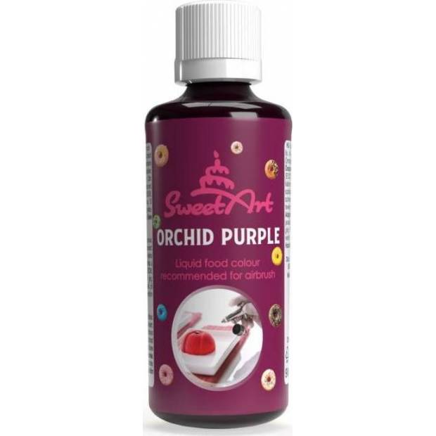 SweetArt tekutá farba na airbrush Orchid Purple (90 ml) - dortis