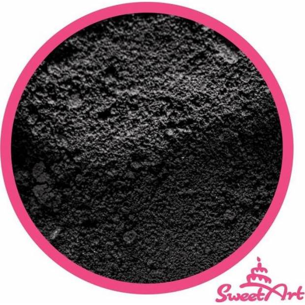 SweetArt jedlá prášková farba Black black (2 g) - dortis