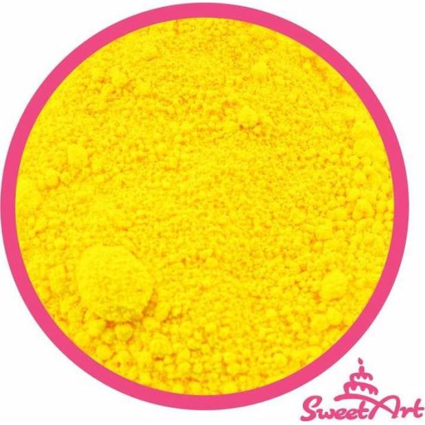 SweetArt jedlá prášková farba Lemon Yellow (2,5 g) - dortis