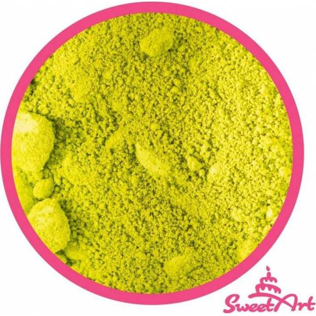 SweetArt jedlá prášková farba Citrus Green limetkovo zelená (2 g) - dortis