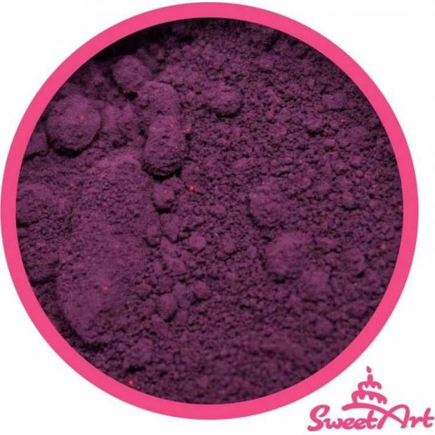 SweetArt Baklažán jedlá prášková farba tmavo fialová (2 g) - dortis