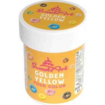 Gélová farba SweetArt Golden Yellow (30 g) - dortis