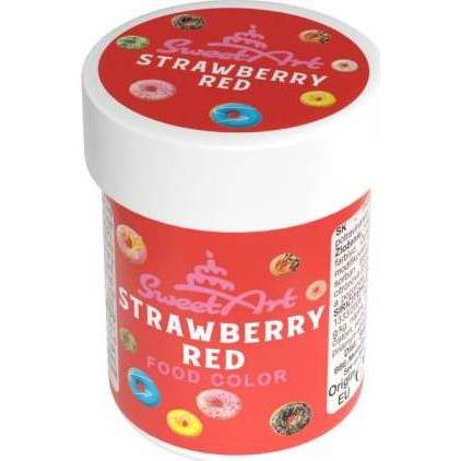 SweetArt gélová farba Jahodová červená (30 g) - dortis