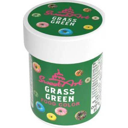 SweetArt gélová farba Grass Green (30 g) - dortis