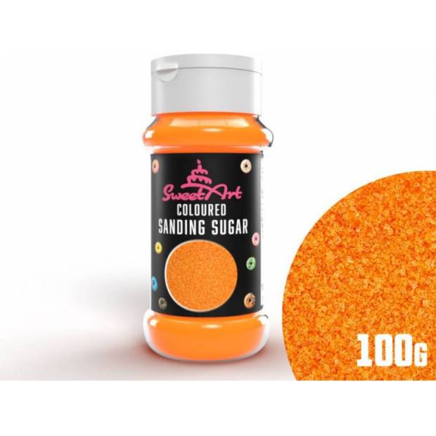 Dekoratívny cukor SweetArt pomaranč (100 g) - dortis
