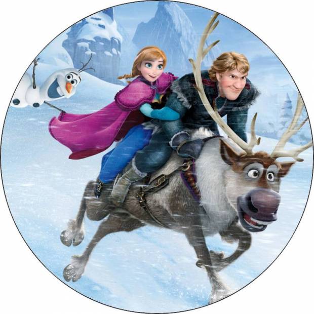 Jedlý papier Frozen Kristoff a Anna - Pictu Hap