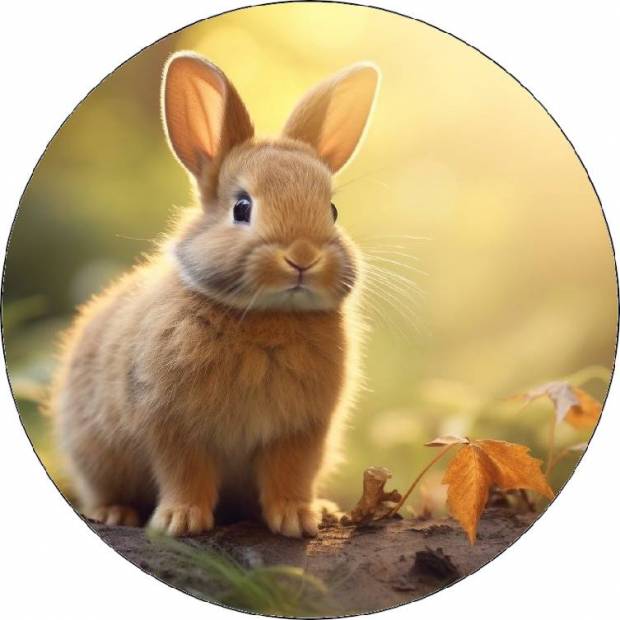 Jedlý papierový zajac v lese 19,5cm - Pictu Hap