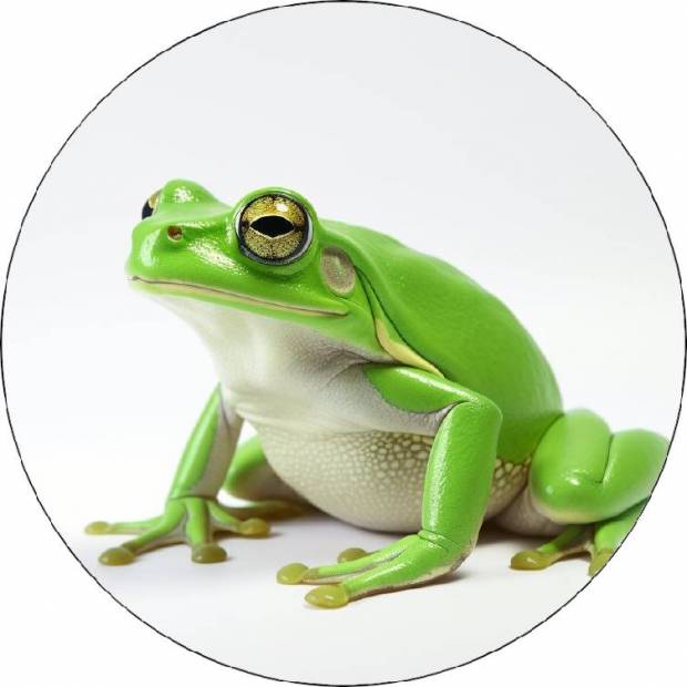 Zelená žaba z jedlého papiera 19,5cm - Pictu Hap