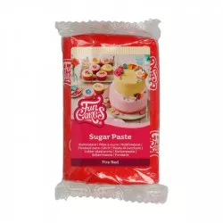 Červená potahovací hmota 250 g - FunCakes