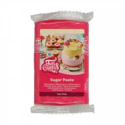 Potahovacia hmotа tmavoružová 250 g - FunCakes