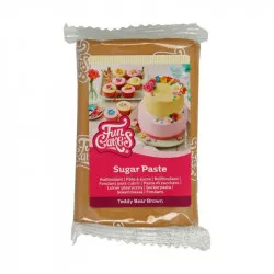 Potahovací hmota medvědí hnědá 250g - FunCakes