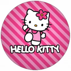 Jedlý papier Hello Kitty v ružovom oblečení 19,5 cm - Pictu Hap