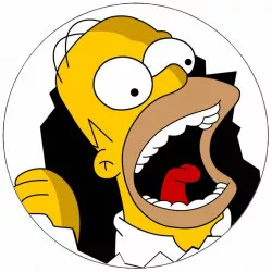 Jedlý papier Homer Simpson 19,5 cm - Pictu Hap