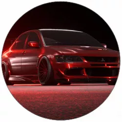 Jedlý papier Need for Speed Mitsubishi Lancer Evo 19,5 cm - Pictu Hap