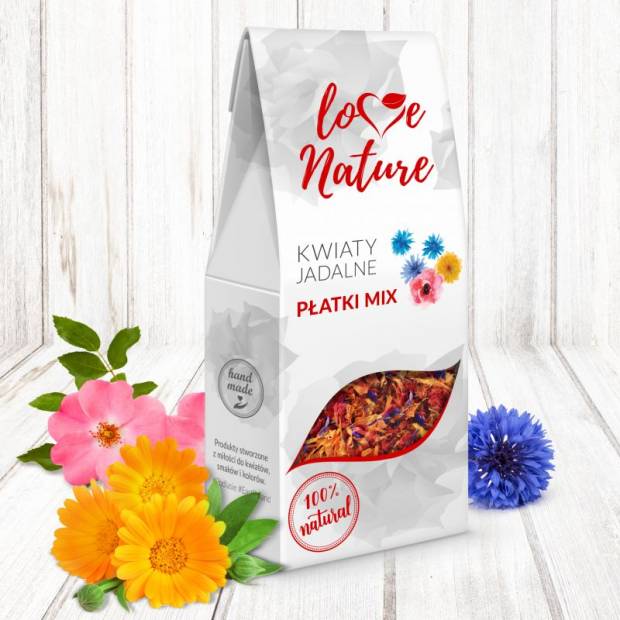 Jedlé kvety mix 10g 100% prírodné - Love Natur