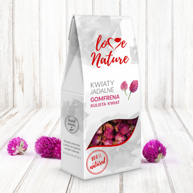 Jedlé kvety gomfrény 10g 100% prírodné - Love Natur