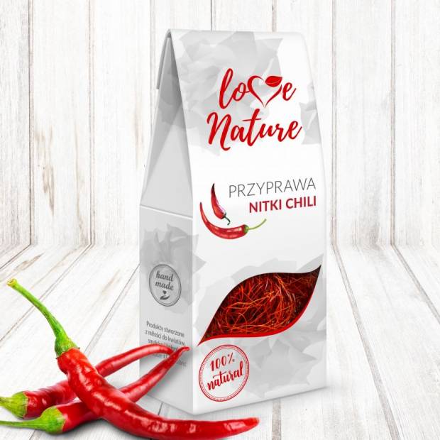 Sušené chilli nite 20g 100% prírodné - Love Natur