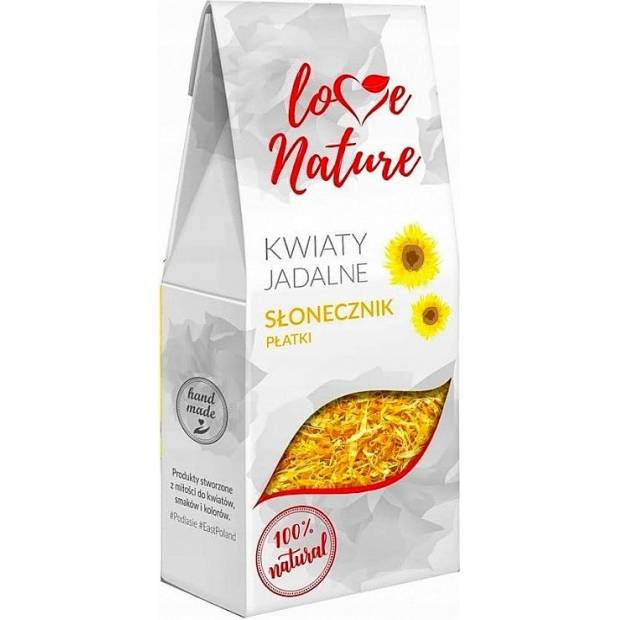 Jedlé kvety slnečnice 15g 100% prírodné - Love Natur