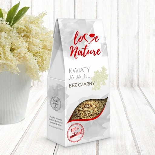 Jedlé kvety bez 20g 100% prírodné - Love Natur