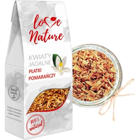 Jedlé kvety pomaranča 20g 100% prírodné - Love Natur