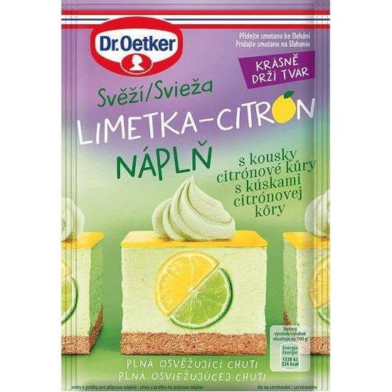 Dr. Oetker Limetkovo-citrónová náplň (50 g) - dortis