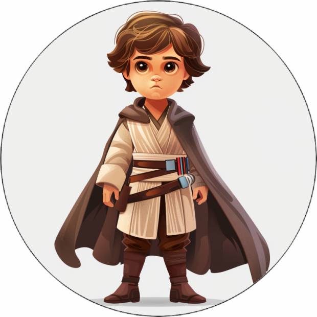 Jedlý papier Star wars Luke Skywalker 19,5 cm - Pictu Hap