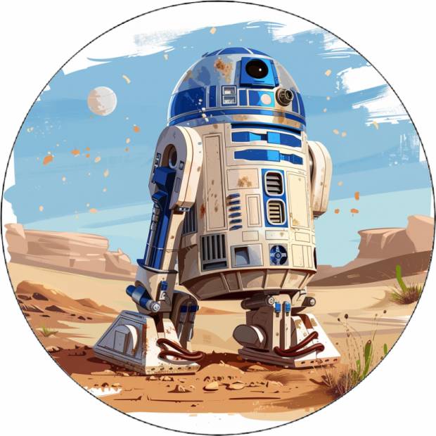 Jedlý papier Star wars R2-D2 19,5 cm - Pictu Hap