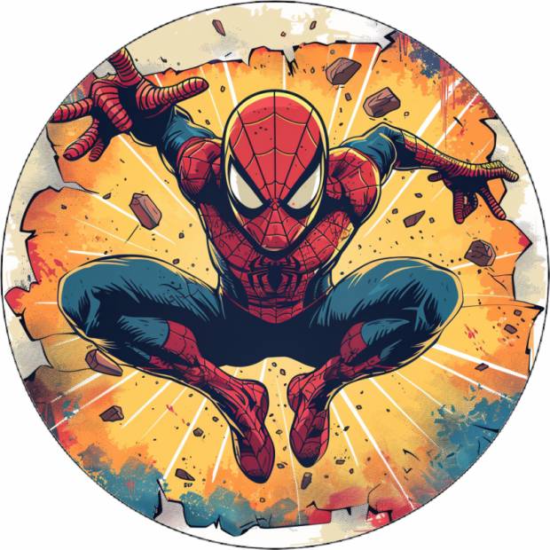 Jedlý papier skákajúci Spider-Man 19,5 cm - Pictu Hap