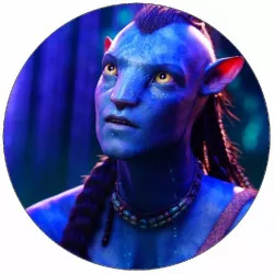 Jedlý papier Avatar – tvár Neytiri, 19,5 cm - Pictu Hap