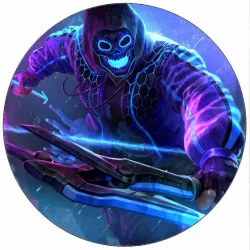 Jedlý papier Fortnite – neónový kostlivec, 19,5 cm - Pictu Hap