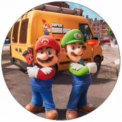 Jedlý papier Super Mario a Luigi 19,5 cm - Pictu Hap