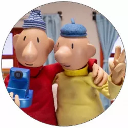 Jedlý papier Pat a Mat selfie 19,5 cm - Pictu Hap