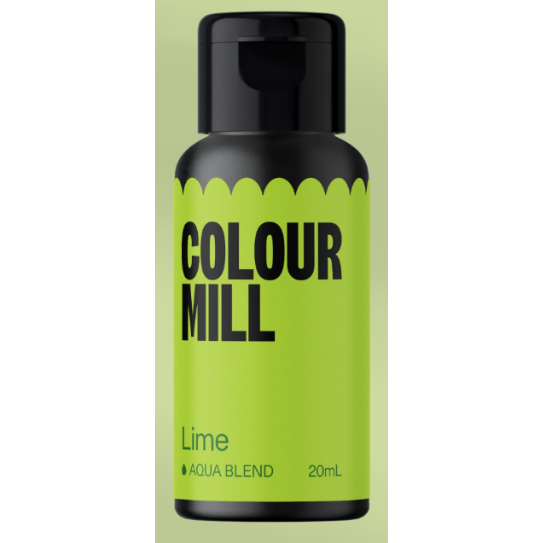 Aqua zmes 20ml limetka 20ml - colour mill