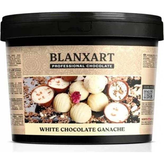 Blanxart biela čokoláda Ganache (6 kg) - dortis