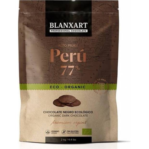 Blanxart Pravá horká čokoláda ECO Perú 77% (2 kg) - dortis