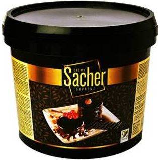 Eurocao Lesklá Sacher poleva z tmavej čokolády s príchuťou lieskových orieškov (6 kg) - dortis
