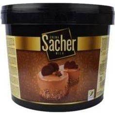 Eurocao Lesklý Sacher s príchuťou mliečnej čokolády (6 kg) - dortis