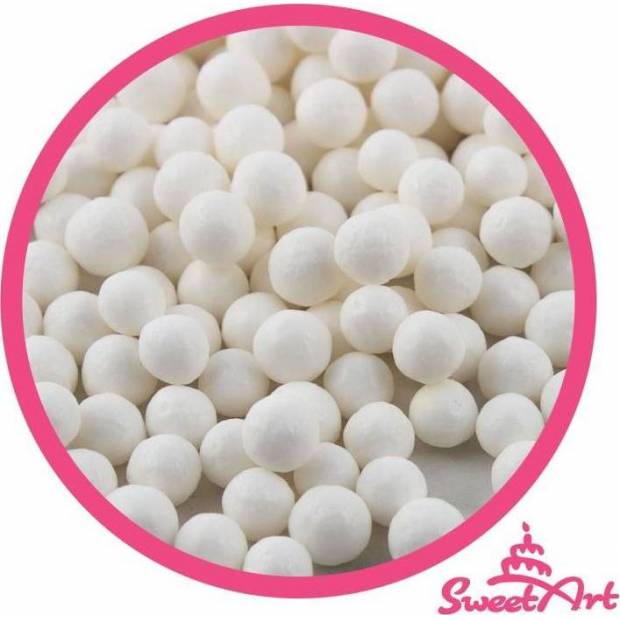 SweetArt biele cukrové perly 7 mm (80 g) - dortis