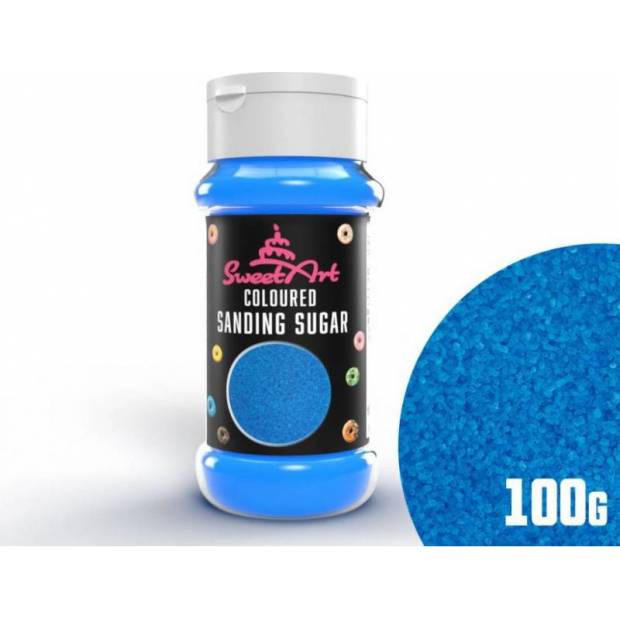 Dekoratívny cukor SweetArt oceánsky modrý (100 g) - dortis