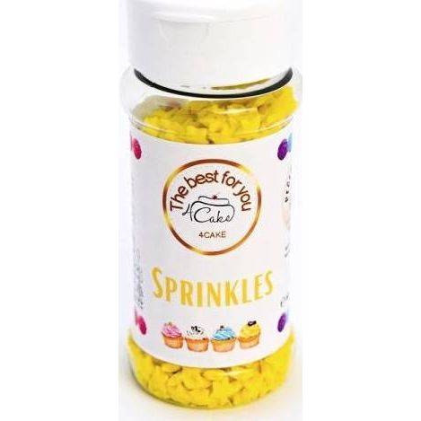 4Cake Sugar stars yellow (60 g) Besky edition - dortis