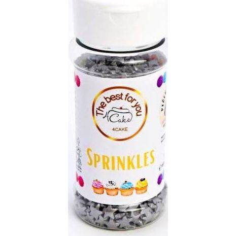 4Cake Sugar stars silver (60 g) Besky edition - dortis