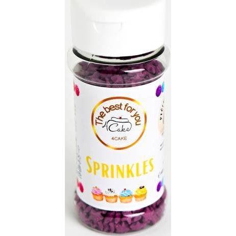 4Cake Sugar stars purple (60 g) Besky edition - dortis