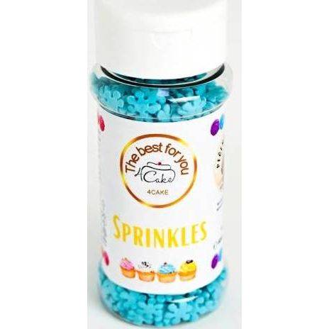 4Cake Sugar snowflakes blue (60 g) Besky edition - dortis