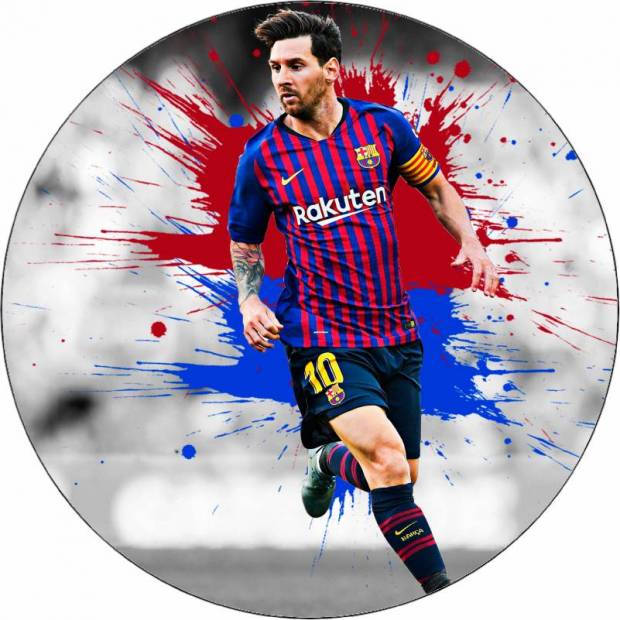 Jedlý papier Lionel Messi na zápase 19,5 cm - Pictu Hap