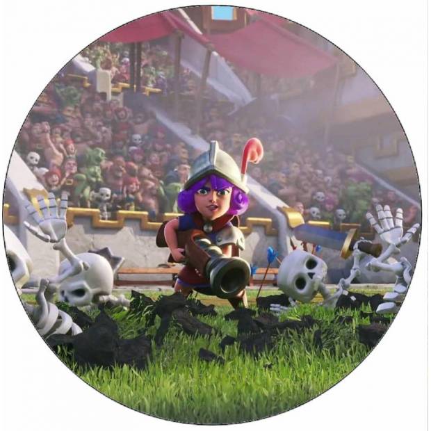 Jedlý papier Clash Royale kostry v aréne 19,5 cm - Pictu Hap