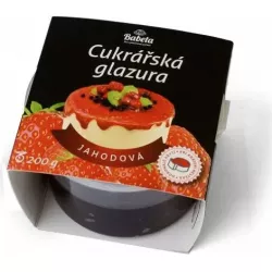 Zákusková glazúra jahodová 200 g - Kovandovi