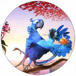 Jedlý papier Rio 2 papagáj Rio 19,5 cm - Pictu Hap