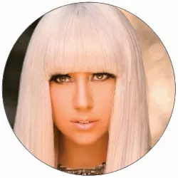 Jedlý papier Lady Gaga, blond, 19,5 cm - Pictu Hap